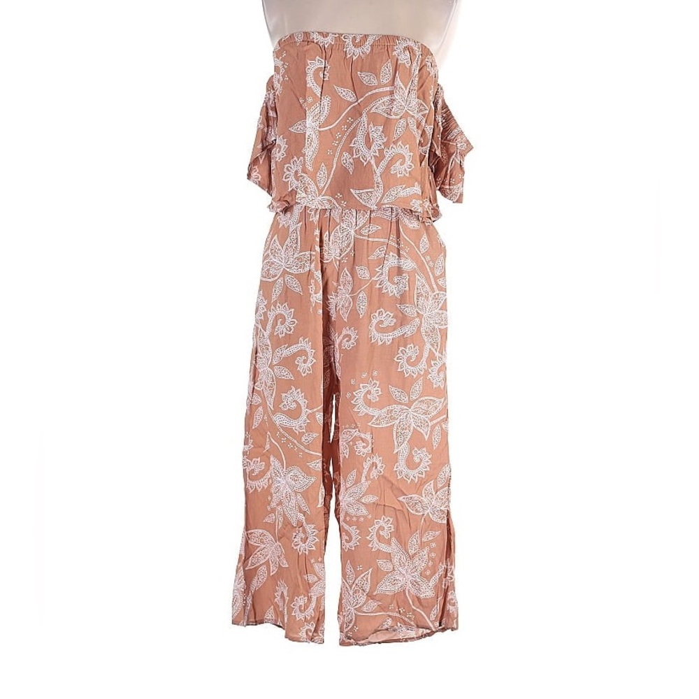 Mink Pink Off the Shoulder Jumpsuit